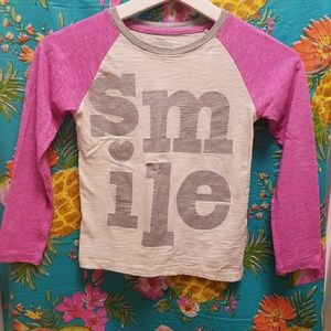 Girls raglan tee